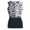 FAUSTO PUGLISI BLACK & WHITE SKIRT (IT42) AND TOP (IT46)
